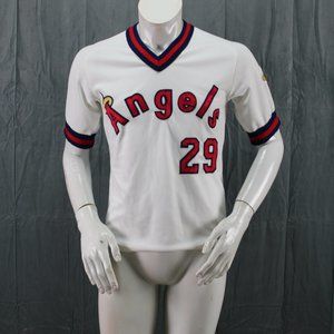 California Angels Jersey (VTG) - Rod Carew # 29 Home White - Men's Small